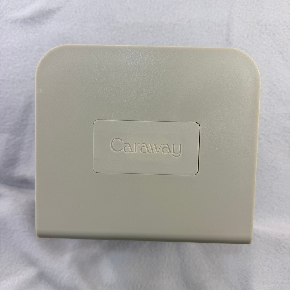 Caraway Magnetic Pan Rack Organizer Tan Plastic Kitchen Cookware Storage Divider